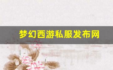 梦幻西游私服发布网(梦幻西游私sf发布) (4)