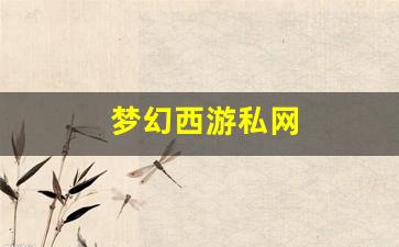 梦幻西游私服sf：梦幻西游私网(梦幻西游私网官网) (2)