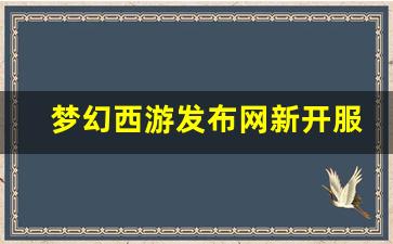 梦幻西游私：梦幻西游发布网新开服(梦幻西游发布网新开服时间) (2)